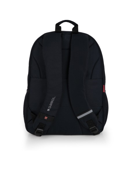 Mochila Escolar Adaptable Gabol Trick Gris Mochilas Escol...