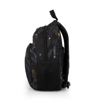 Mochila Escolar Adaptable Gabol Byte Negro 2