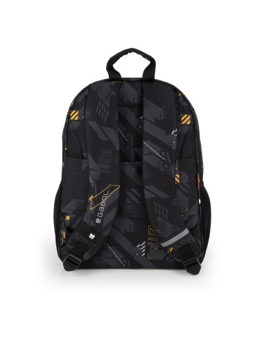 Mochila Escolar Adaptable Gabol Byte Negro Mochilas Escol...