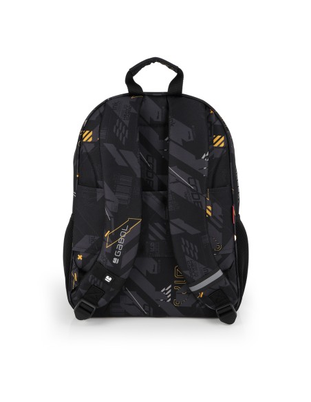 Mochila Escolar Adaptable Gabol Byte Negro Mochilas Escol...