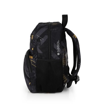 Mochila Infantil Gabol Byte Negro 2