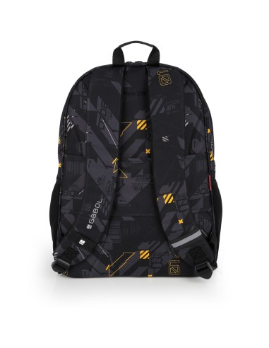 Mochila Escolar Adaptable Gabol Byte Negro