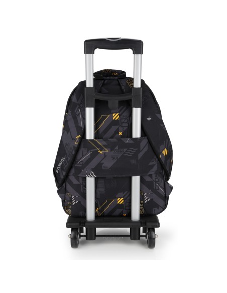Mochila Escolar Adaptable Gabol Byte Negro