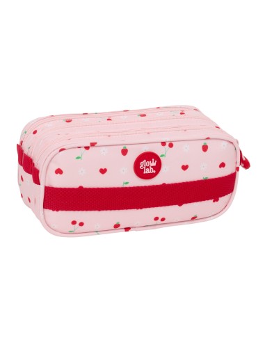 PORTATODO TRIPLE BIG GLOWLAB "FRUTITAS" Portatodo Estuche...
