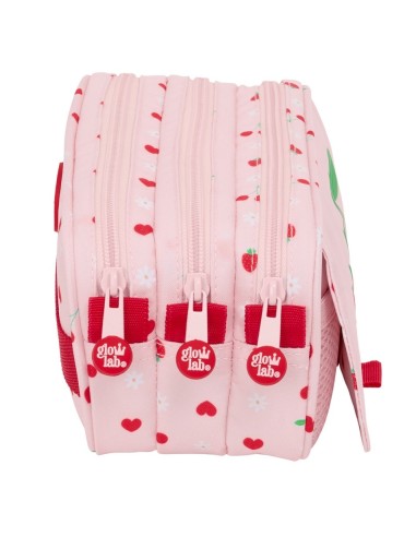 PORTATODO TRIPLE BIG GLOWLAB "FRUTITAS" Portatodo Estuche...