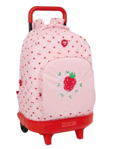 MOCHILA GDE. C/RUEDAS COMPACT EXTRAIBLE GLOWLAB "FRUTITAS...