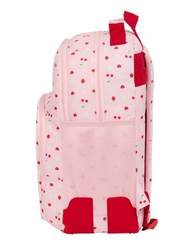MOCHILA DOBLE ADAPT.CARRO GLOWLAB "FRUTITAS" Mochilas Esc...