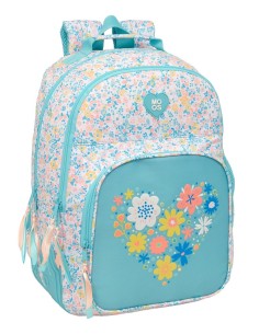 MOCHILA DOBLE ADAPT.CARRO RECICLADO MOOS "FIORI" Nuevos P...