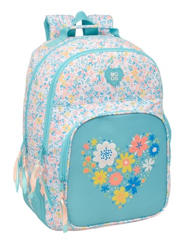 MOCHILA DOBLE ADAPT.CARRO RECICLADO MOOS "FIORI" Nuevos P...