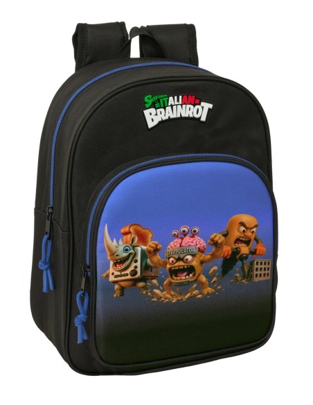 MOCHILA INFANTIL ADAPT.CARRO BRAINROT Mochilas Escolares ...