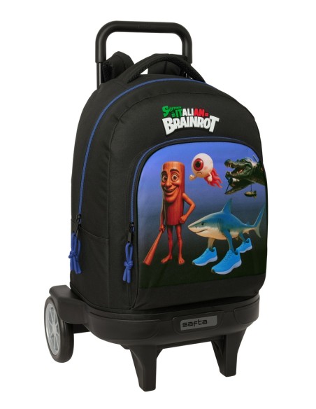 MOCHILA GDE. C/RUEDAS COMPACT EVOL. EXT. BRAINROT Mochila...