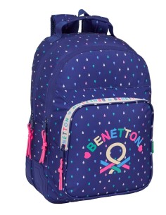 MOCHILA DOBLE ADAPT.CARRO BENETTON "DROP" Mochilas Escola...