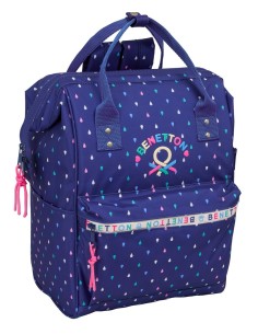MOCHILA CON ASAS PARA PORTATIL 13" BENETTON "DROP" Mochil...