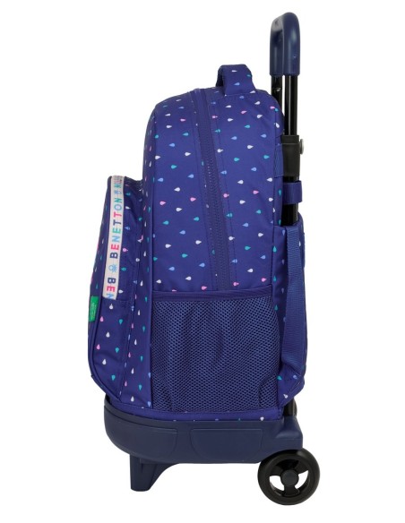 MOCHILA GDE. C/RUEDAS COMPACT EXTRAIBLE BENETTON "DROP" M...