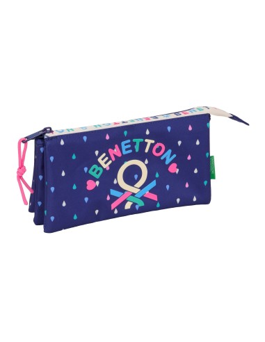 PORTATODO TRIPLE BENETTON "DROP" Portatodo Estuche | Fraber