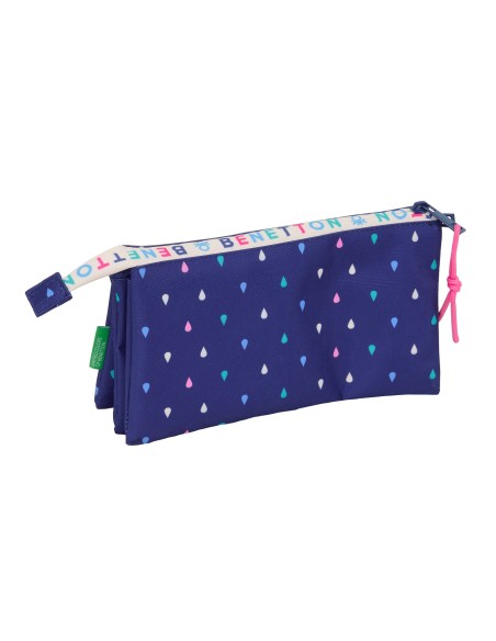 PORTATODO TRIPLE BENETTON "DROP" Portatodo Estuche | Fraber