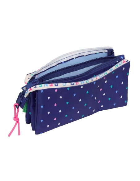 PORTATODO TRIPLE BENETTON "DROP" Portatodo Estuche | Fraber