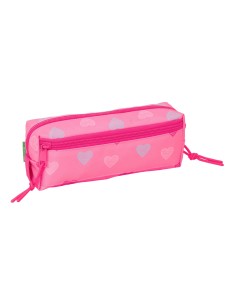 PORTATODO TRIPLE PEQ. C/GOMA ELAST. 22CM BENETTON "HEART"... 2