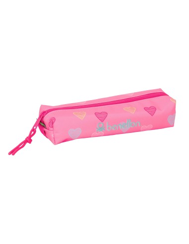 PORTATODO RECTANGULAR C/GOMA ELAST. 22CM BENETTON "HEART"...