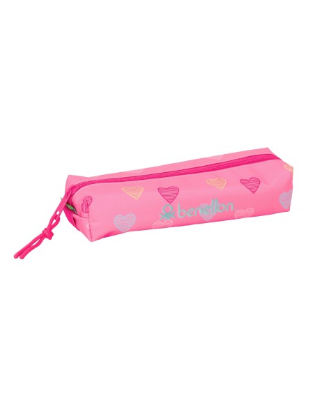 PORTATODO RECTANGULAR C/GOMA ELAST. 22CM BENETTON "HEART"...