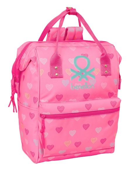 MOCHILA CON ASAS PARA PORTATIL 13" BENETTON "HEART" Mochi...
