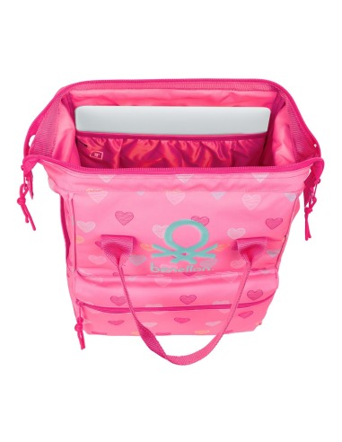 MOCHILA CON ASAS PARA PORTATIL 13" BENETTON "HEART" Mochi...