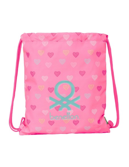SACO PLANO BENETTON "HEART" Mochilas Saco Gym | Fraber