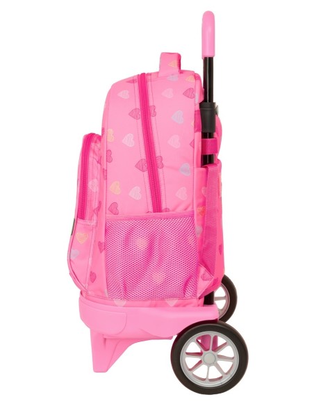 MOCHILA GDE. C/RUEDAS COMPACT EVOL. EXT. BENETTON "HEART"...