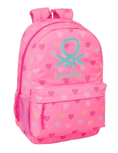 MOCHILA ADAPT.CARRO BENETTON "HEART" Mochilas Escolares |...