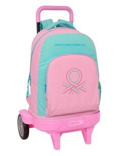 MOCHILA GDE. C/RUEDAS COMPACT EVOL. EXT. BENETTON "DOLCE"...