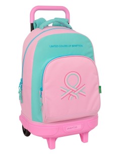 MOCHILA GDE. C/RUEDAS COMPACT EXTRAIBLE BENETTON "DOLCE" ...