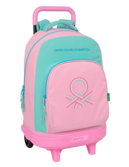 MOCHILA GDE. C/RUEDAS COMPACT EXTRAIBLE BENETTON "DOLCE" ...
