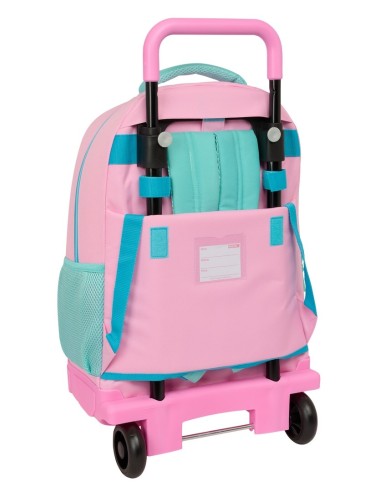 MOCHILA GDE. C/RUEDAS COMPACT EXTRAIBLE BENETTON "DOLCE" ...