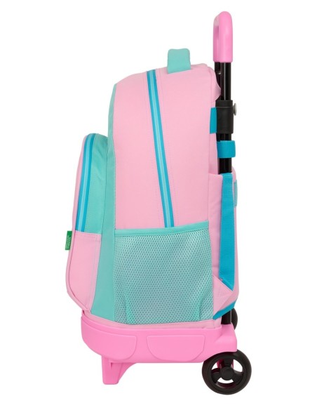 MOCHILA GDE. C/RUEDAS COMPACT EXTRAIBLE BENETTON "DOLCE" ...