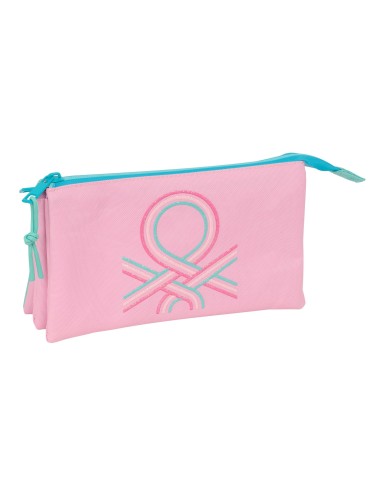 PORTATODO TRIPLE BENETTON "DOLCE" Portatodo Estuche | Fraber