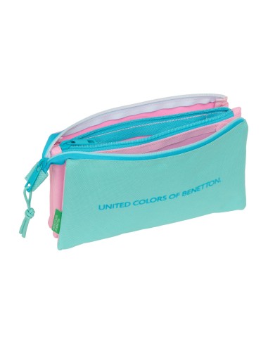 PORTATODO TRIPLE BENETTON "DOLCE" Portatodo Estuche | Fraber