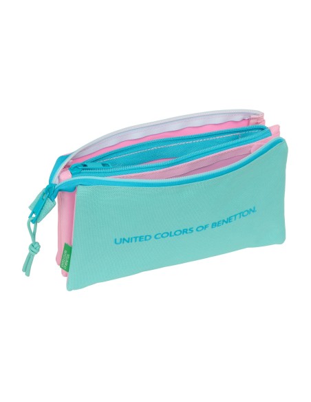PORTATODO TRIPLE BENETTON "DOLCE" Portatodo Estuche | Fraber