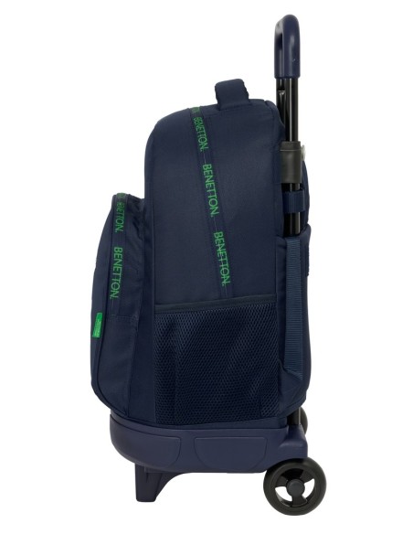 MOCHILA GDE. C/RUEDAS COMPACT EXTRAIBLE BENETTON "TOGETHE...