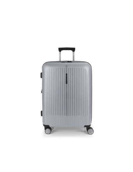 Maleta Trolley Mediano Gabol Brooklyn Plata Maletas Media...