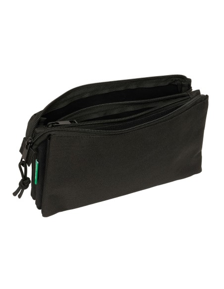 PORTATODO TRIPLE BENETTON BASICS "NEGRO" Portatodo Estuch...