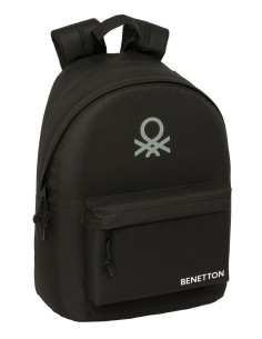 MOCHILA PARA PORTATIL 14,1" BENETTON BASICS "NEGRO" Mochi...