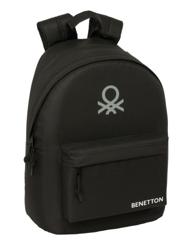 MOCHILA PARA PORTATIL 14,1" BENETTON BASICS "NEGRO" Mochi...