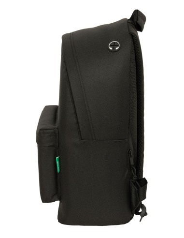 MOCHILA PARA PORTATIL 14,1" BENETTON BASICS "NEGRO" Mochi...