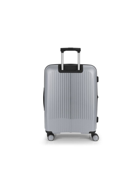 Maleta Trolley Mediano Gabol Brooklyn Plata Maletas Media...
