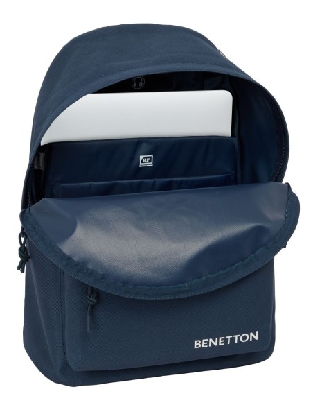 MOCHILA PARA PORTATIL 14,1" BENETTON BASICS "ANTRACITA" M...