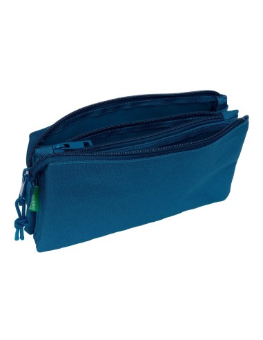 PORTATODO TRIPLE BENETTON BASICS "MARINO" Portatodo Estuc...