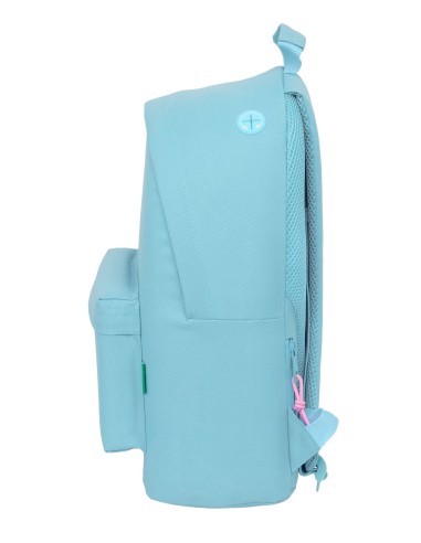 MOCHILA PARA PORTATIL 14,1" BENETTON BASICS "CELESTE" Moc...