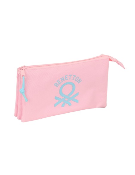 PORTATODO TRIPLE BENETTON BASICS "ROSA PASTEL" Portatodo ...