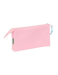 PORTATODO TRIPLE BENETTON BASICS "ROSA PASTEL" Portatodo ... 2