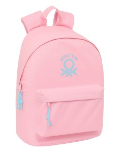 MOCHILA PARA PORTATIL 14,1" BENETTON BASICS "ROSA PASTEL"...